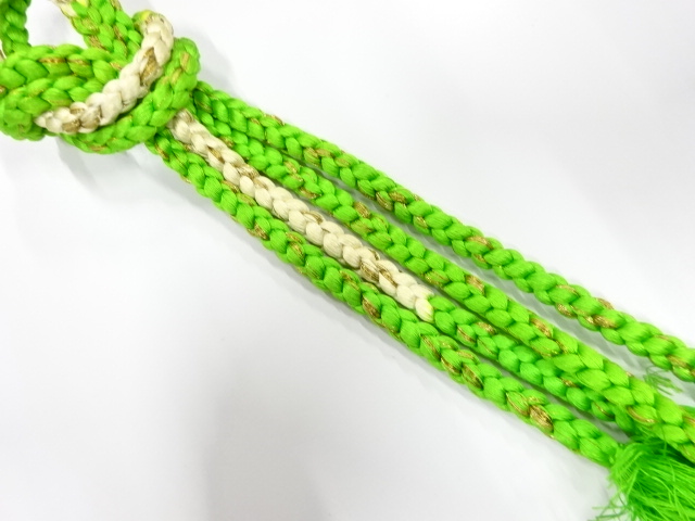 正絹　手組帯締め